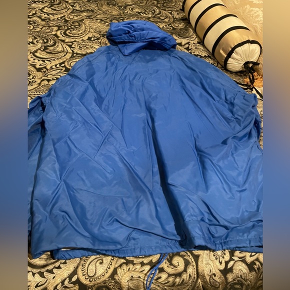 Vintage Blue Activewear Jacket Size 2X. Removable Hood. See pictures for size. - Picture 4 of 7